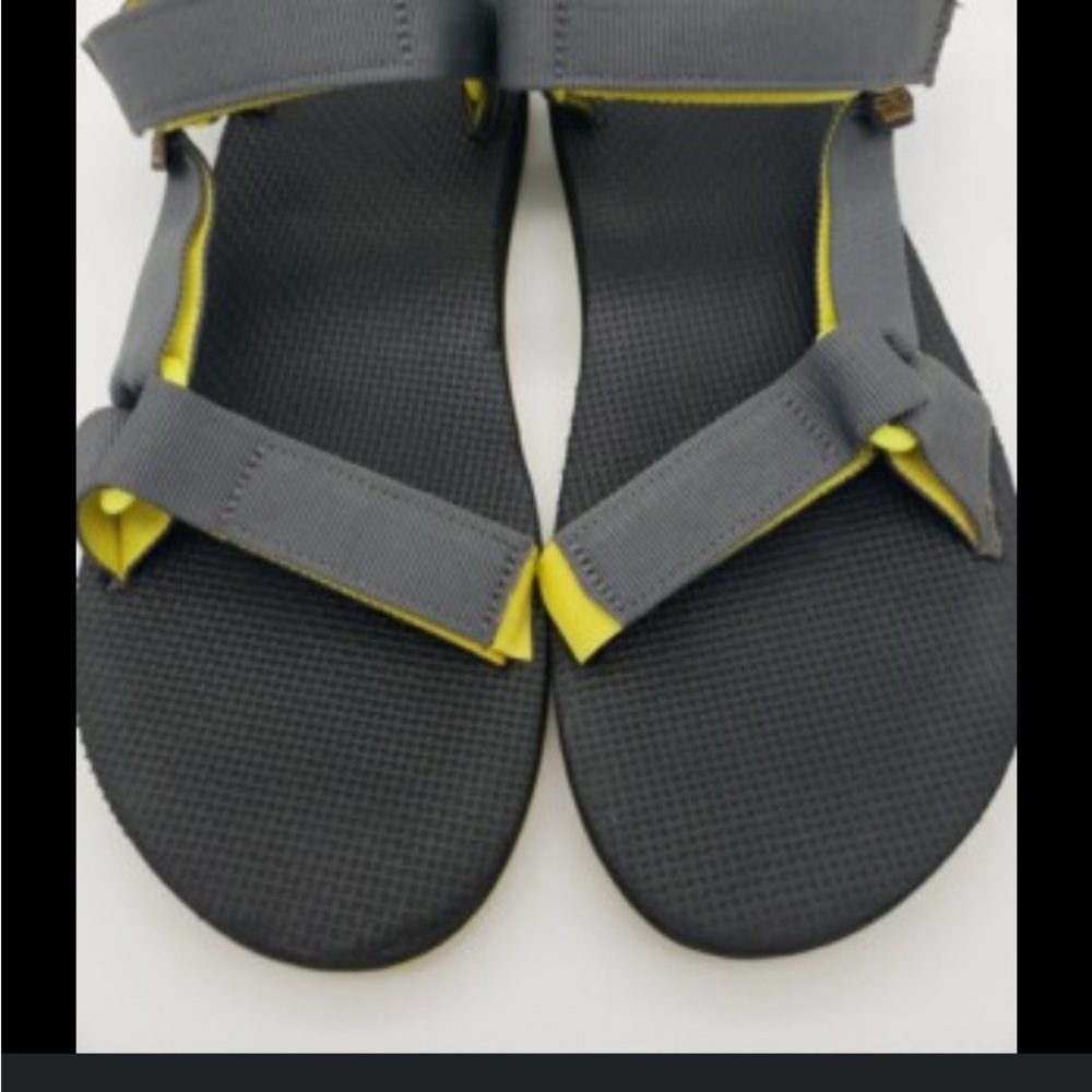 Teva Gray and Yellow Sandals